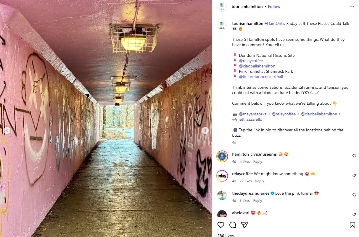 default-169 An instagram post of a pink tunnel