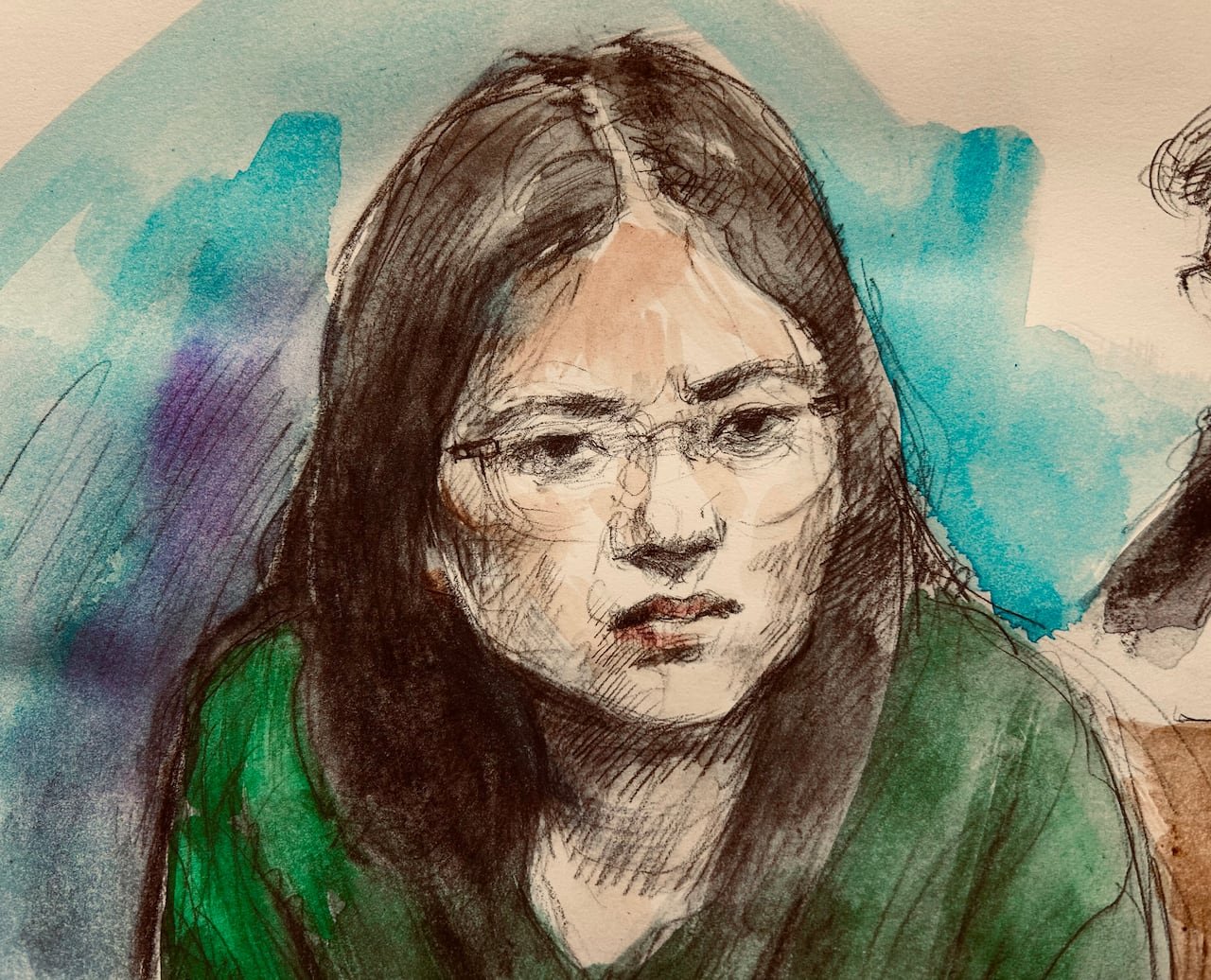 default-4740 A court sketch depicting Feiyang Ji appearing before a Justice of the Peace in London bail court on Feb. 3, 2026.